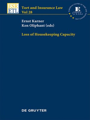 cover image of Loss of Housekeeping Capacity